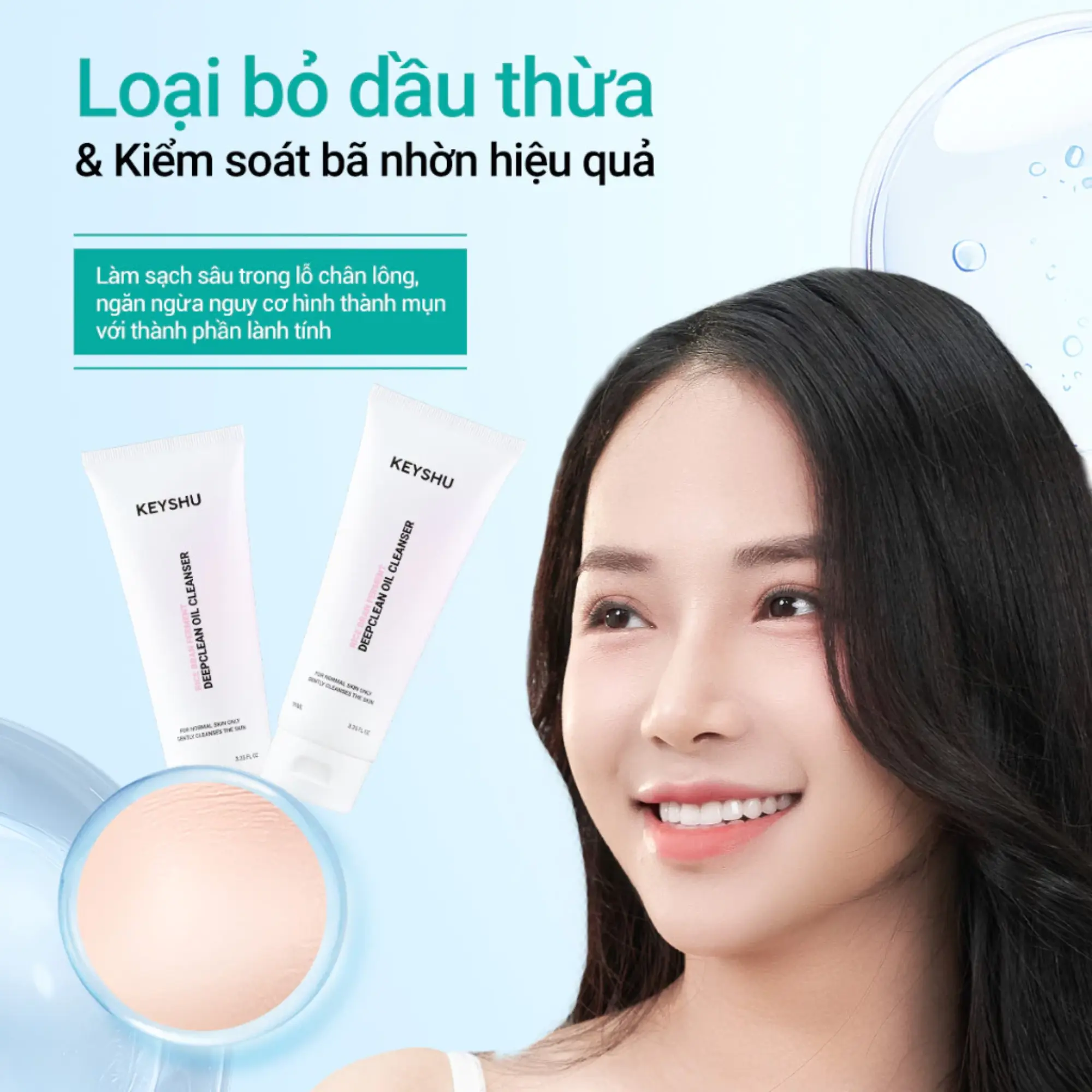 sữa rửa mặt Deepclean Oil