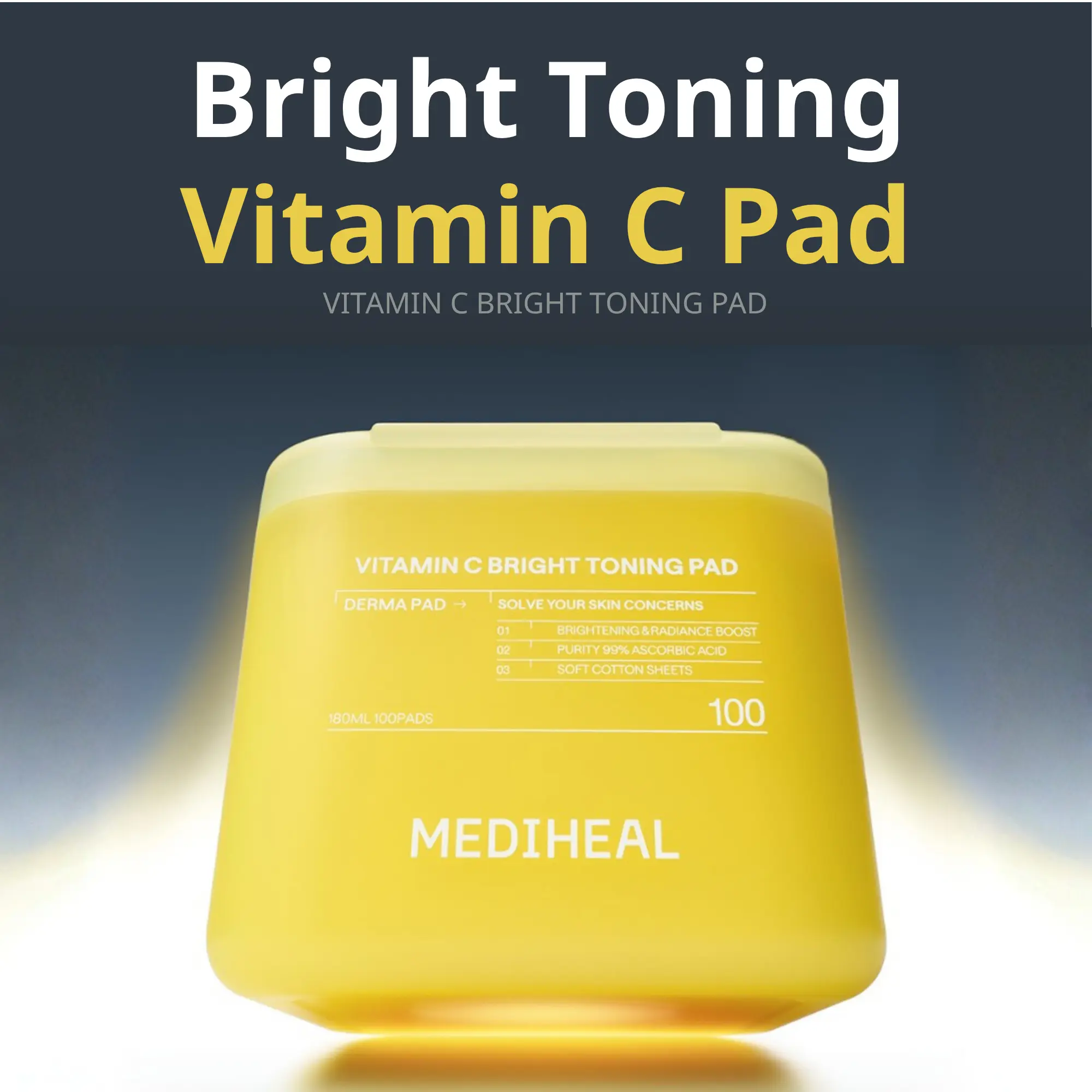 Mediheal Vitamin C Bright Toning Pad