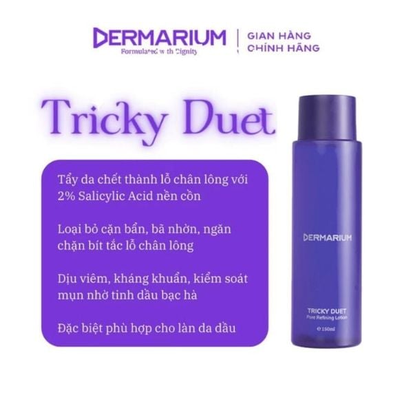 Dung Dịch Tẩy Da Chết Dermarium Tricky Duet