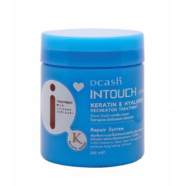 Kem Ủ Tóc Dcash Intouch Keratin & Hyaluron Recreator Treatment
