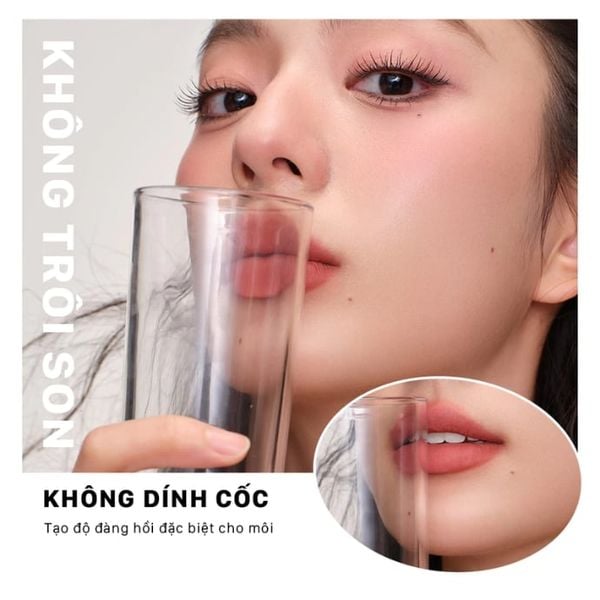 Son Kem Bùn Lâu Trôi Ukiss Creamy Matte Anti-Transfer Lip CLay