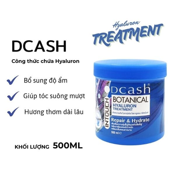 Kem Ủ Tóc Hấp Dầu Dcash Intouch Botanical Hyaluron Treatment