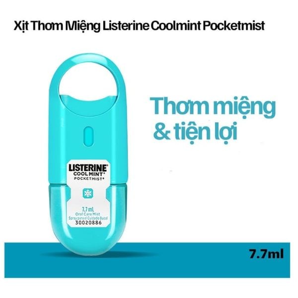 Xịt Thơm Miệng Listerine Cool Mint Pocketmist