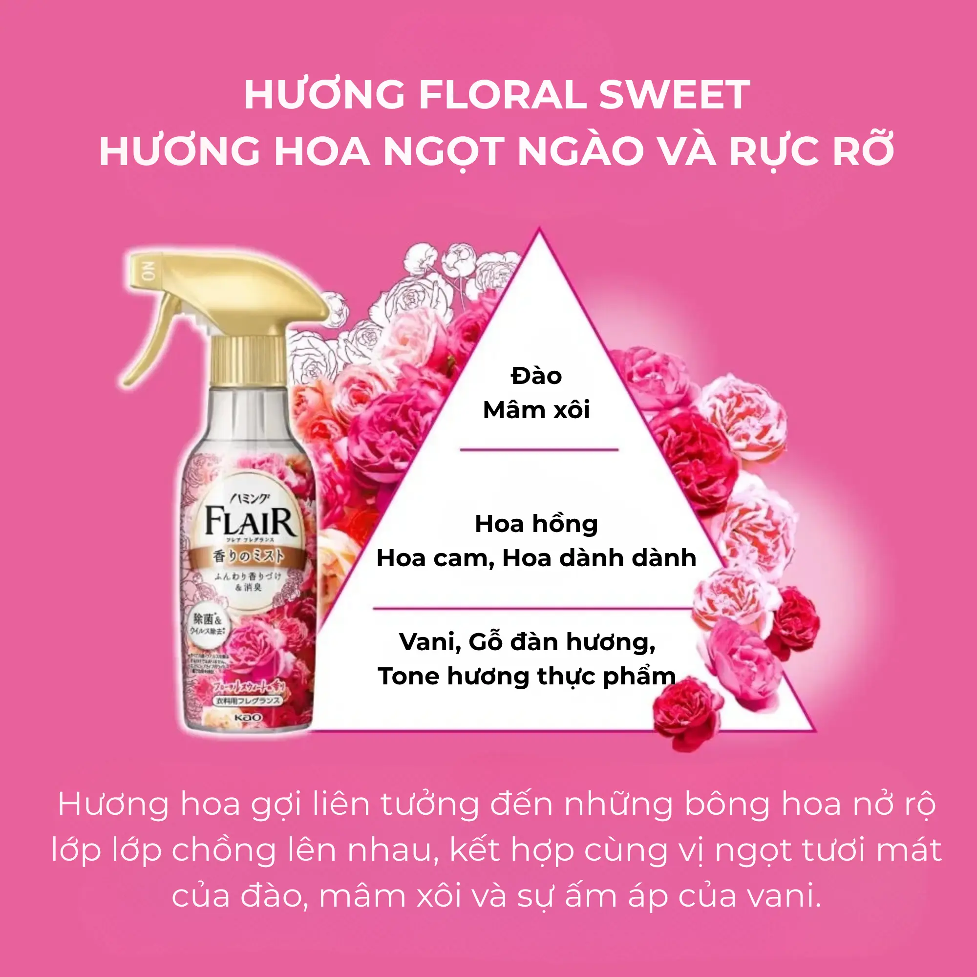 xịt thơm quần áo hương hoa