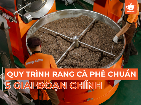 Quy Trình Rang Cà Phê Đúng Chuẩn Với 5 Giai Đoạn Chính