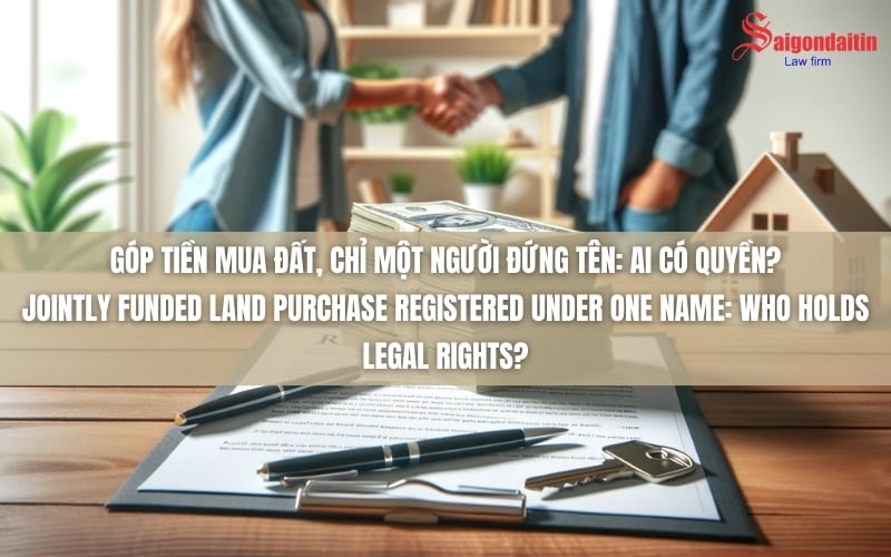 GÓP TIỀN MUA ĐẤT, CHỈ MỘT NGƯỜI ĐỨNG TÊN: AI CÓ QUYỀN?