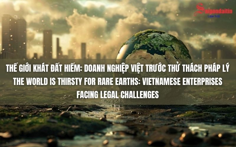 THẾ GIỚI KHÁT ĐẤT HIẾM: DOANH NGHIỆP VIỆT TRƯỚC THỬ THÁCH PHÁP LÝ