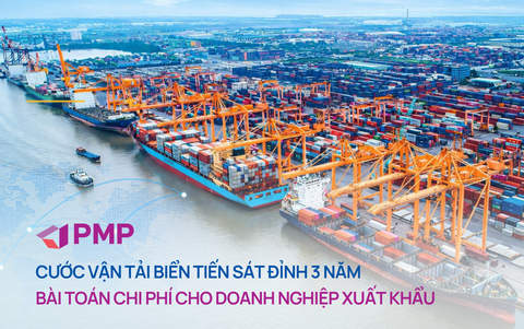 CƯỚC VẬN TẢI BIỂN TIẾN SÁT ĐỈNH 3 NĂM: BÀI TOÁN CHI PHÍ CHO DOANH NGHIỆP XUẤT KHẨU