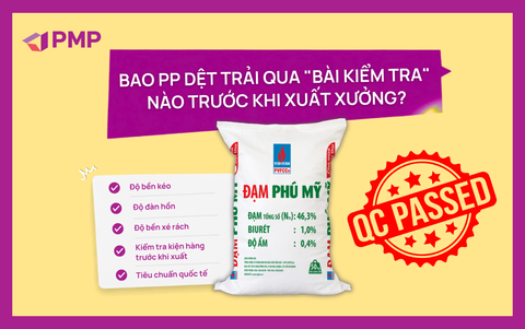 Một chiếc bao PP dệt phải trải qua những 