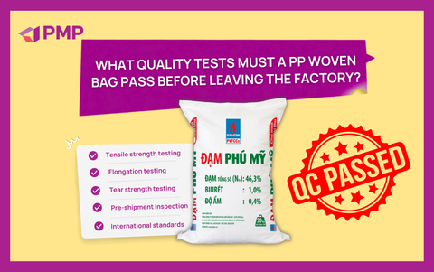 What quality tests does a PP woven bag need to pass before leaving the factory?