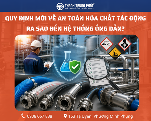 Quy định mới về an toàn hóa chất tác động ra sao đến hệ thống ống dẫn