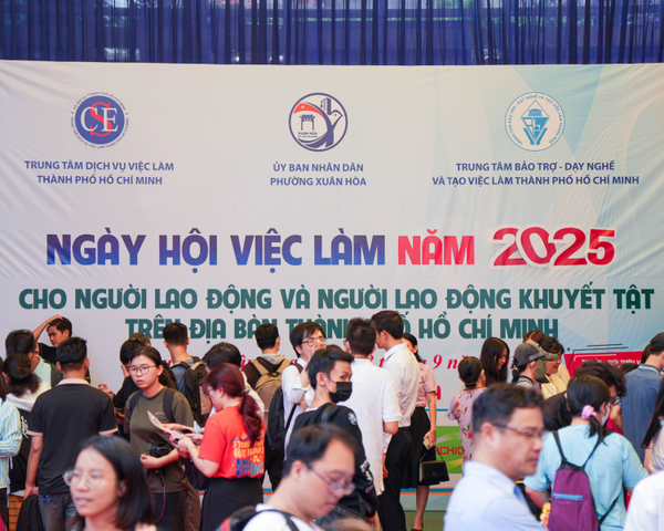 Thanh Trung Phát tại Ngày Hội Việc Làm dành cho người lao động và lao động khuyết tật tại TP.HCM