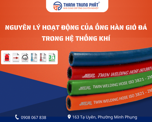Nguyên lý hoạt động của ống hàn gió đá trong hệ thống khí