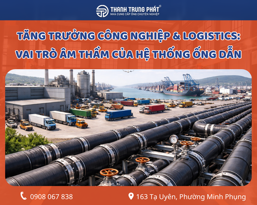 Tăng trưởng Công nghiệp và Logistics: Vai trò âm thầm của hệ thống ống dẫn