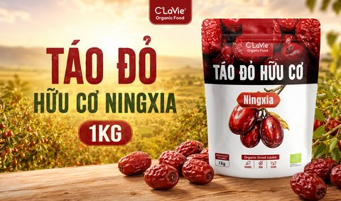 [MỚI RA MẮT] C’LaVie Chính Thức Ra Mắt Táo Đỏ Hữu Cơ Ningxia 1kg: Phiên Bản Size Đại Siêu Kinh Tế Cho Cả Gia Đình