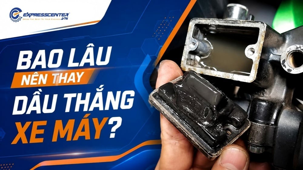 Bao lâu nên thay dầu thắng xe máy? Dấu hiệu dầu phanh cần thay mới