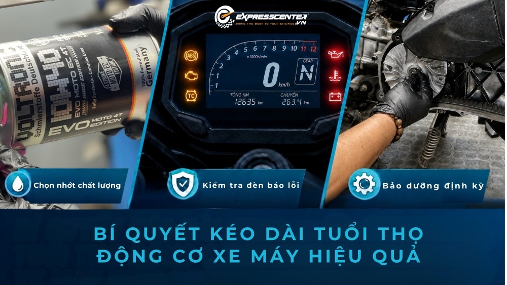 Bí quyết kéo dài tuổi thọ động cơ xe máy hiệu quả và tiết kiệm chi phí