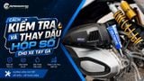Cách kiểm tra và thay dầu hộp số cho xe tay ga