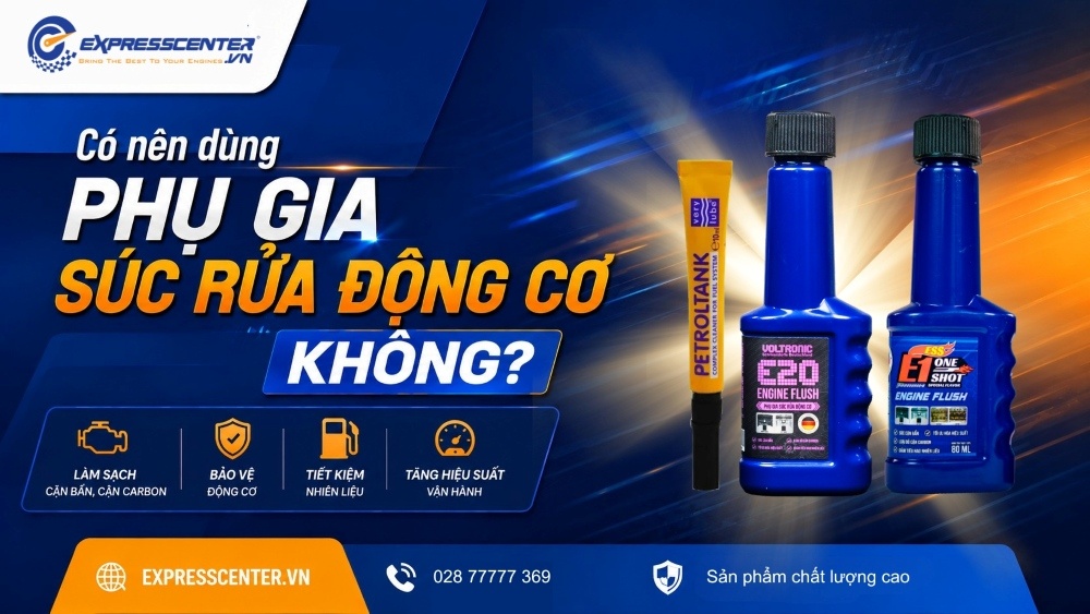 Có nên dùng phụ gia súc rửa động cơ xe máy không?