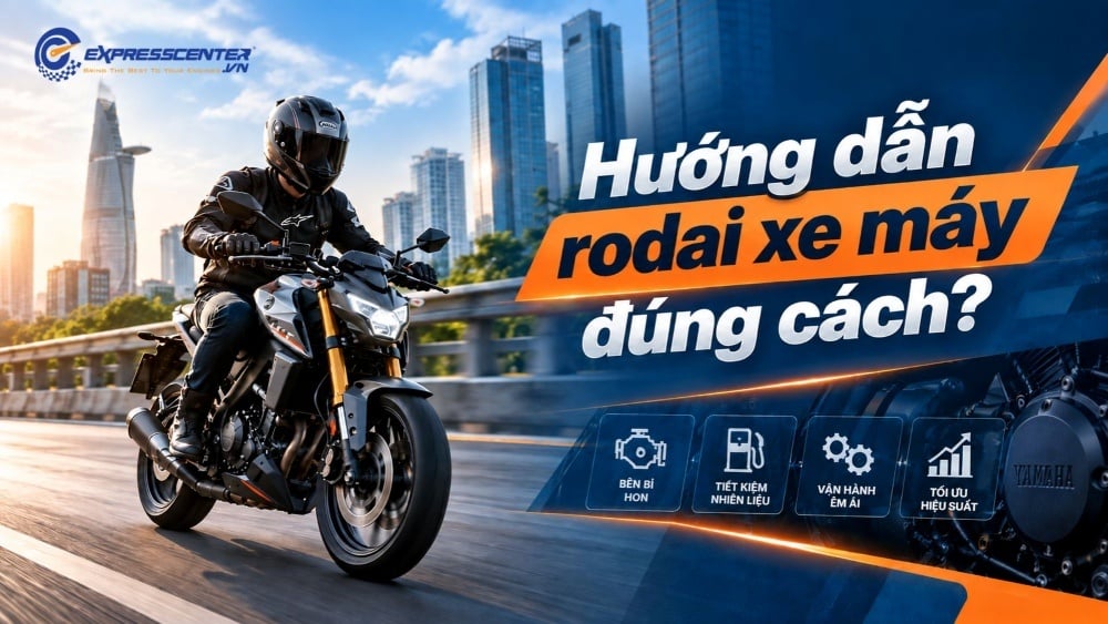 Hướng dẫn rodai xe máy đúng cách? Xe mới mua đi bao lâu thay nhớt?