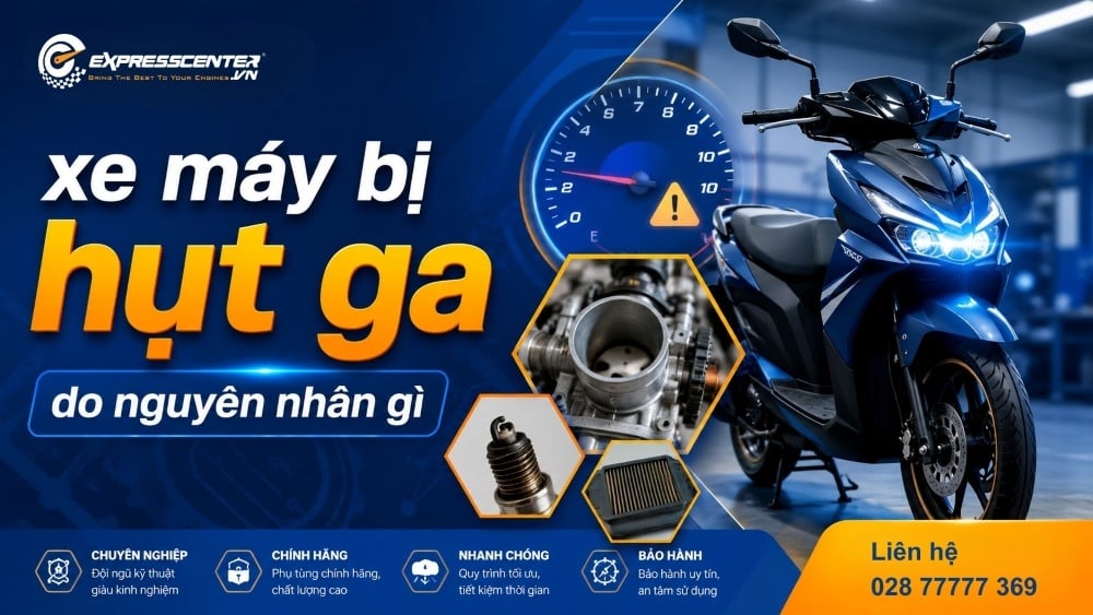 Nguyên nhân xe máy bị hụt ga khi tăng tốc và cách khắc phục