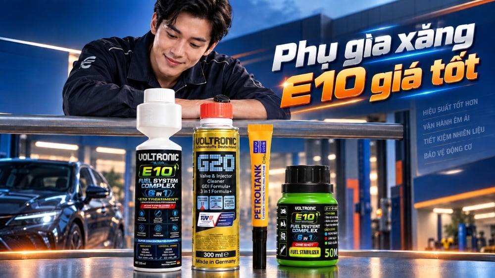 Phụ gia xăng E10 giá tốt tại cửa hàng ExpressCenter Bình Thạnh