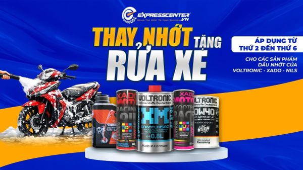 THAY NHỚT LIỀN TAY – NHẬN NGAY COMBO CHĂM SÓC XE TOÀN DIỆN TẠI EXPRESS CENTER