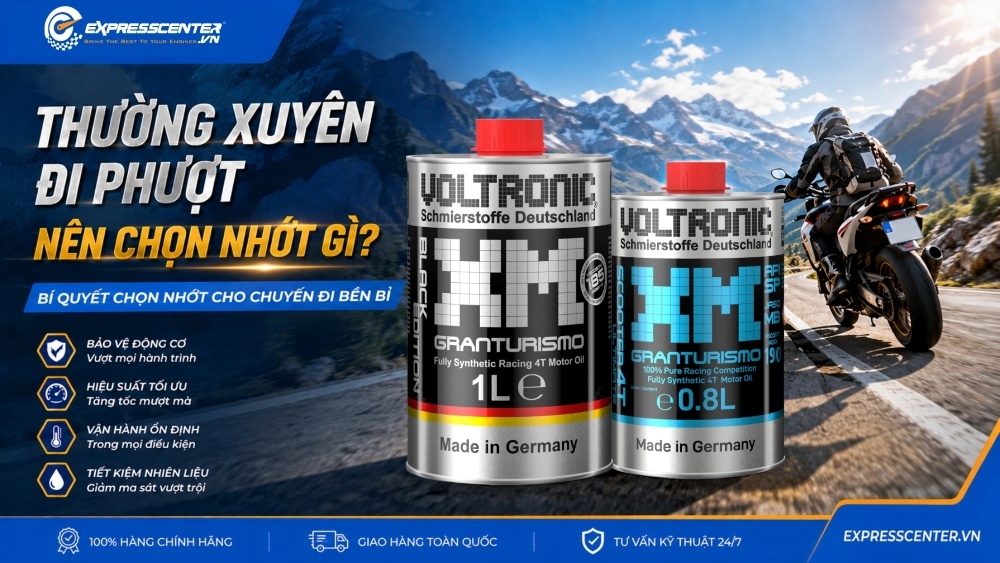 Thường xuyên đi phượt nên chọn nhớt gì? Bí quyết chọn nhớt cho dân chạy tour đường dài