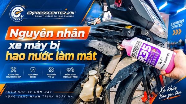 Xe máy bị hao nước làm mát: Nguyên nhân do đâu?