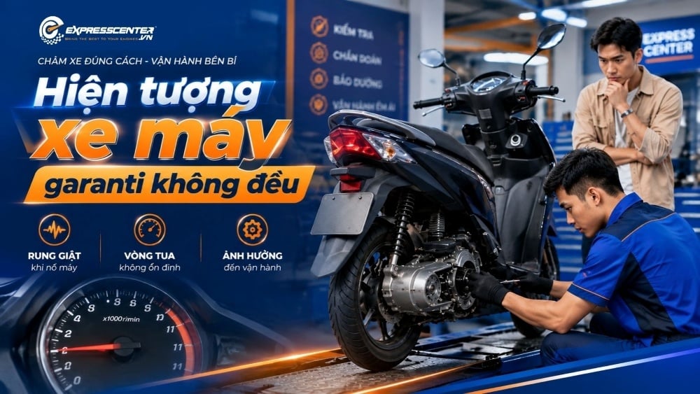 Xe máy garanti không đều hay tắt máy thì nên kiểm tra bộ phận nào?