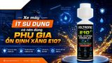 Xe máy ít sử dụng có nên dùng phụ gia ổn định xăng E10?