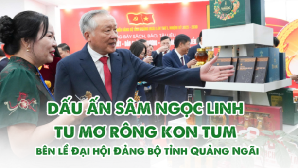 Sâm Ngọc Linh Tu Mơ Rông Kon Tum - Dấu ấn mới khẳng định thương hiệu cùng Quảng Ngãi