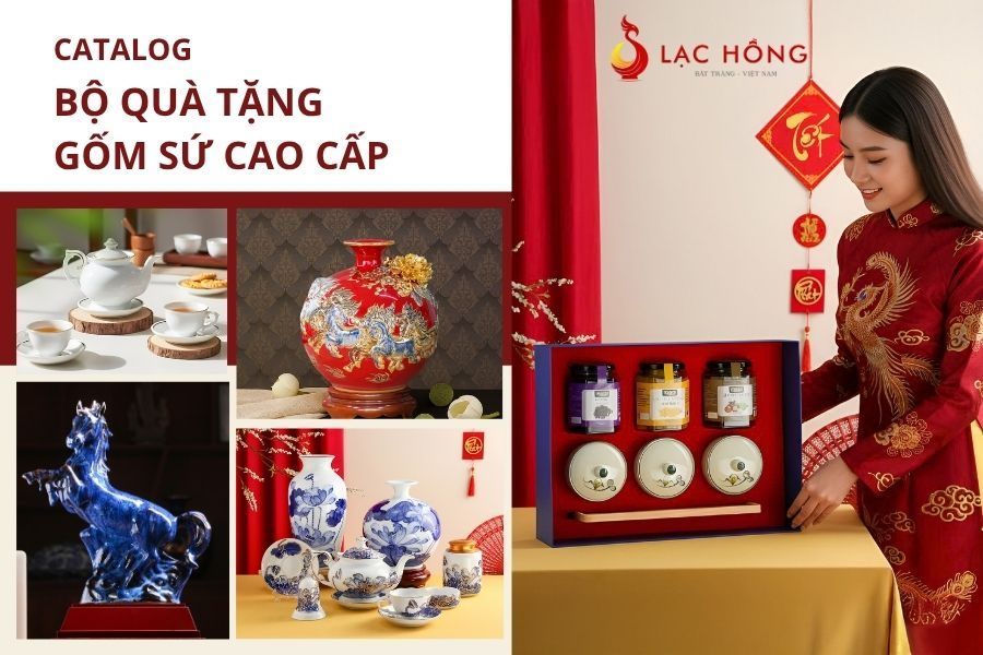 Bộ Quà Tặng Tết 2026 - Quà Tặng Gốm Sứ Cao Cấp Cho Doanh Nghiệp