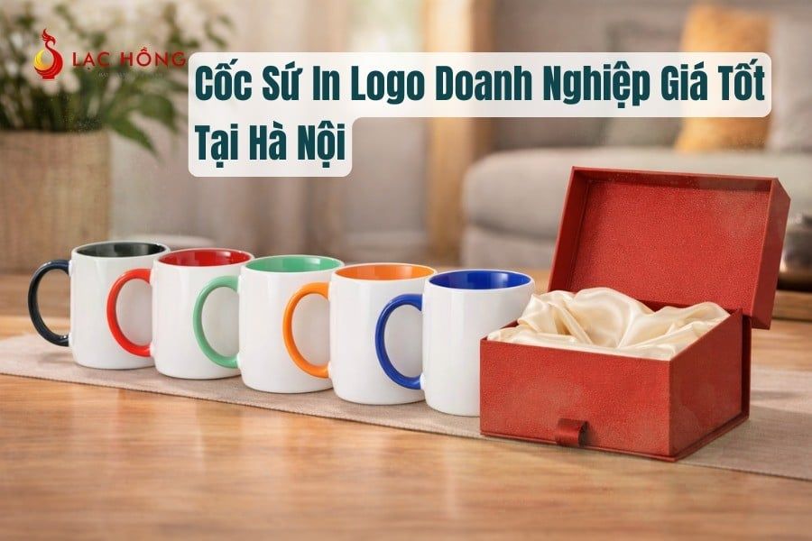 Cốc Sứ In Logo Doanh Nghiệp Giá Tốt Tại Hà Nội