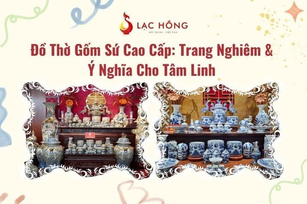 Đồ Thờ Gốm Sứ Cao Cấp: Trang Nghiêm & Ý Nghĩa Cho Tâm Linh