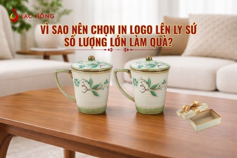 Vì Sao Nên Chọn In logo lên ly sứ số lượng lớn làm quà?
