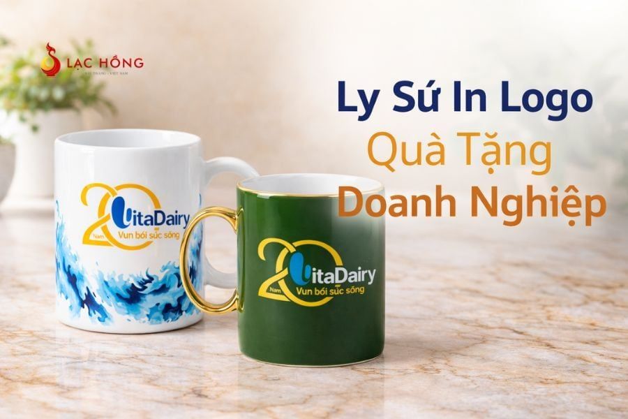 Ly Sứ In Logo Quà Tặng Doanh Nghiệp – Giải Pháp Quảng Bá Thương Hiệu Bền Vững