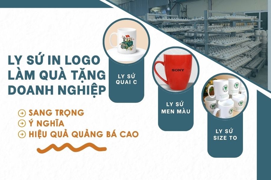 Ly Sứ In Logo Làm Quà Tặng Doanh Nghiệp Tại Hà Nội – Sang Trọng, Ý Nghĩa Và Hiệu Quả Quảng Bá Cao