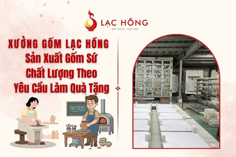 Xưởng Gốm Lạc Hồng - Sản Xuất Gốm Sứ Chất Lượng Theo Yêu Cầu Làm Quà Tặng