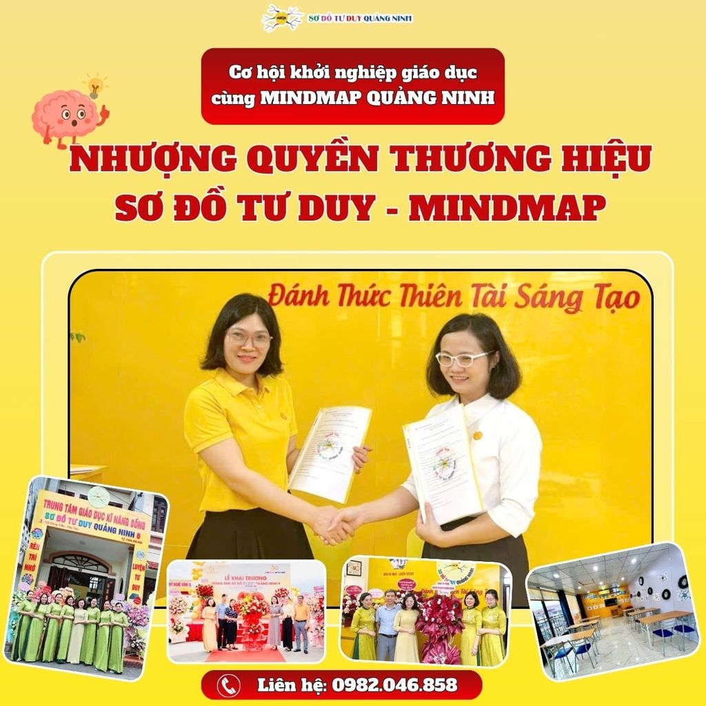 NHƯỢNG QUYỀN HỆ THỐNG SƠ ĐỒ TƯ DUY QUẢNG NINH TRÊN TOÀN QUỐC