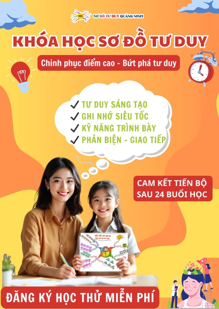 🎉 KHAI GIẢNG KHÓA HỌC SƠ ĐỒ TƯ DUY – CHINH PHỤC ĐIỂM CAO CUỐI KỲ 🎉