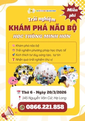 Trải nghiệm miễn phí: Khám phá não bộ – Học thông minh hơn