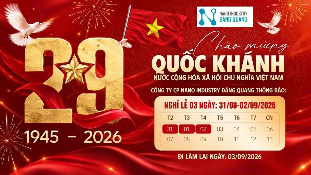 THÔNG BÁO LỊCH NGHỈ LỄ QUỐC KHÁNH 02/09/2026