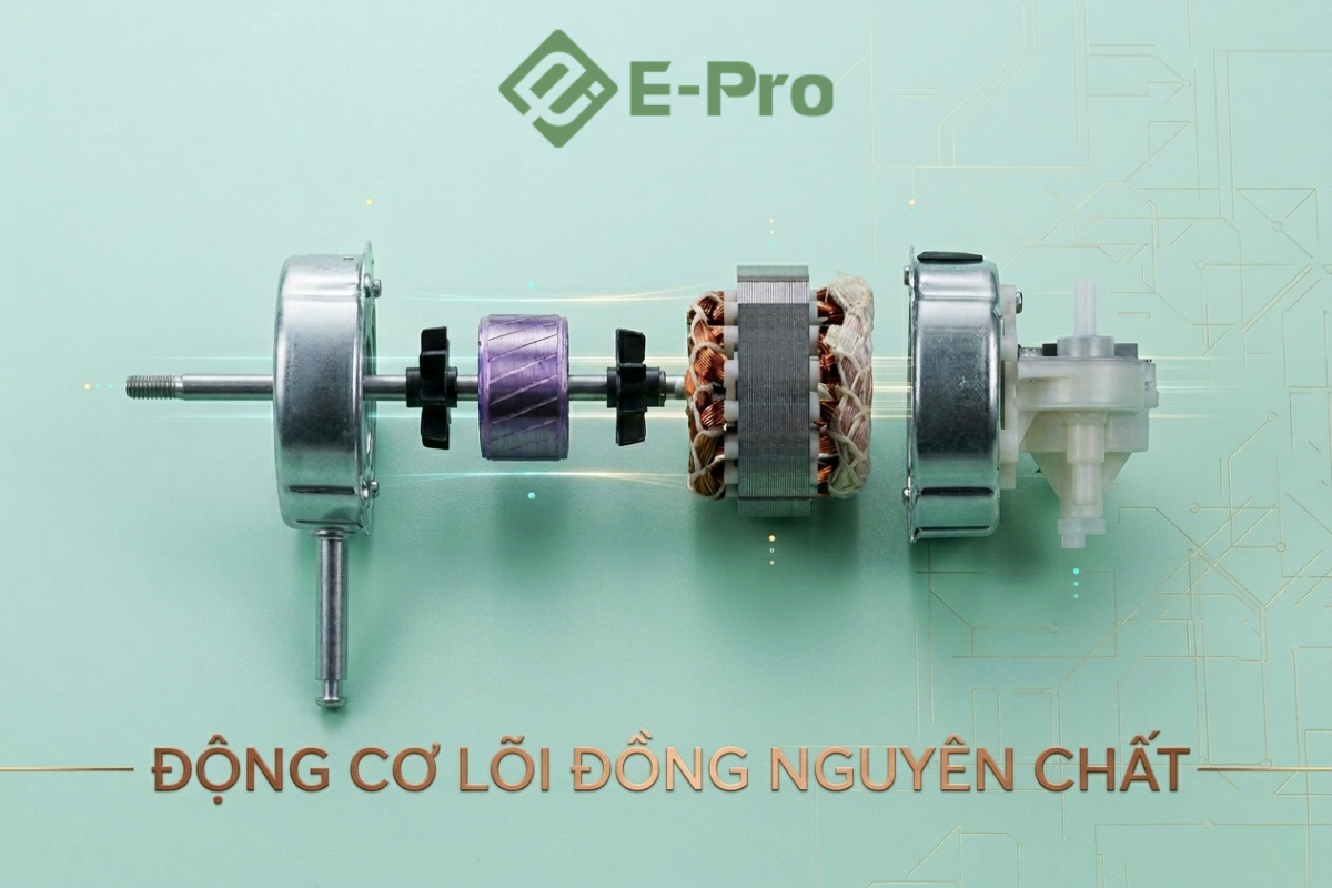 Động Cơ Lõi Đồng Nguyên Chất và Lõi Nhôm Thường: Khác Biệt Nằm Ở Đâu?