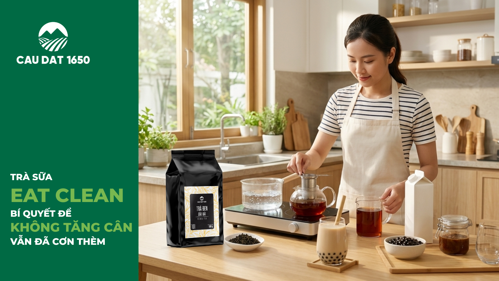 Trà Sữa Eat-Clean: Bí Quyết Giải Cơn Thèm Ngọt Không Lo Tăng Cân