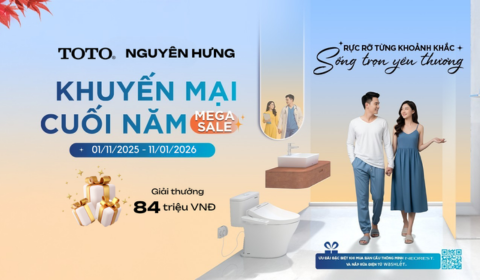 MEGA SALES CUỐI NĂM – TRI ÂN KHÁCH HÀNG CÙNG TOTO NGUYÊN HƯNG