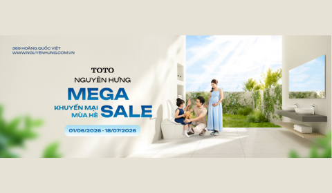 Khuyến Mại TOTO 2026: Đón Hè Sang, Deal Ngập Tràn Giảm 25%