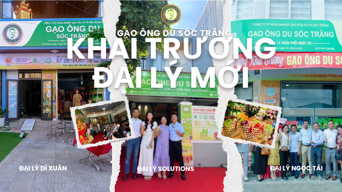 Gạo Ông Du mở rộng hệ thống phân phối tại các tỉnh miền Trung và miền Tây