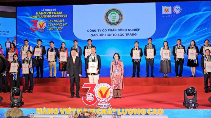 Gạo Ông Du Sóc Trăng vinh danh tại Hàng Việt Nam Chất Lượng Cao 2026 – Khẳng định vị thế nông sản Việt