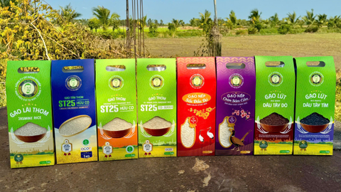 Gạo hữu cơ Sóc Trăng chinh phục thị trường với mức giá lên đến 112.000 đồng/kg